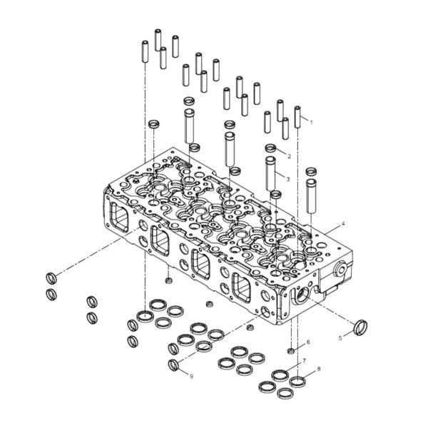 Втулка направляющая клапана WP4 1000393009