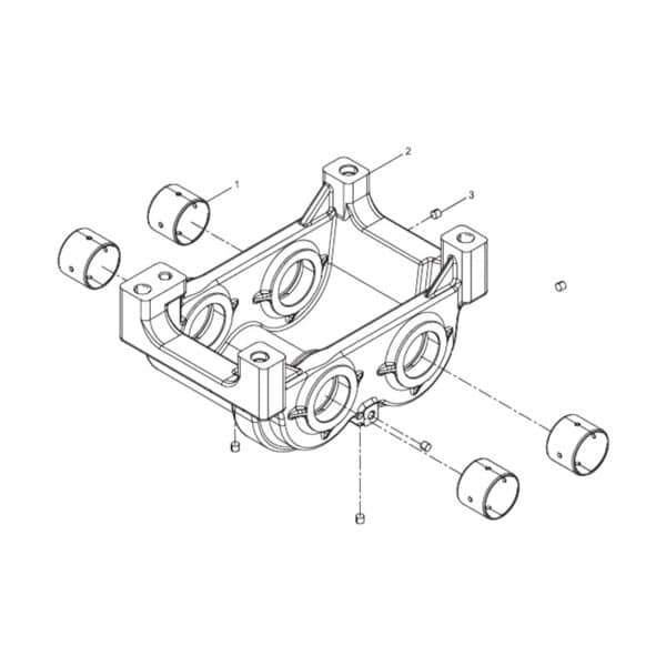 Втулка балансировочного вала WP4.1 1001013241